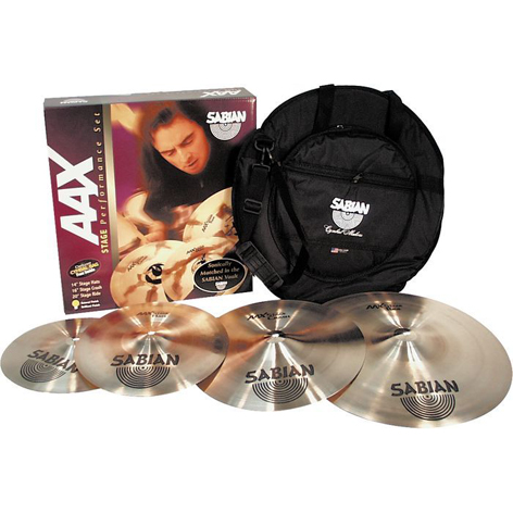 Sabian AAX Stage Performance Pack with Cymbal Bag